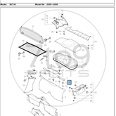 Porsche 987 Cayman S Retaining Strip Fuse Luggage 987 555 401 00 A03